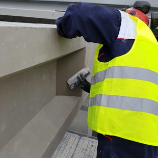 Betona kopņu injicēšana un betona virsmas apstrāde ar aizsargpārklājumiem