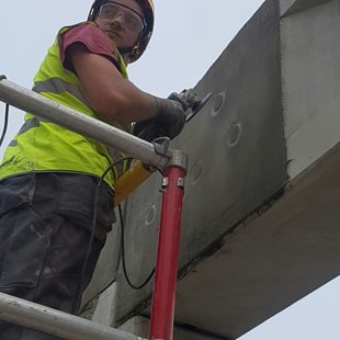 Betona kopņu injicēšana un betona virsmas apstrāde ar aizsargpārklājumiem