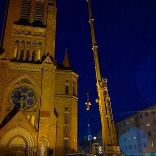 Krustu demontāža Jelgavas baznīcā