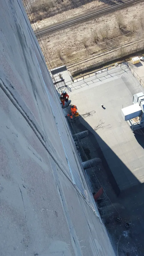 Graudu elevatora betona silosu atjaunošana 16000m2